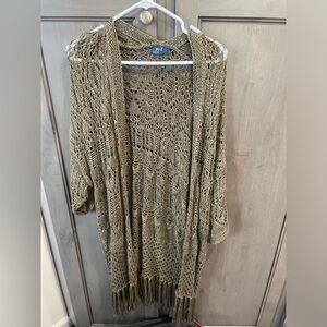 Polo Ralph Lauren crochet knit cardigan